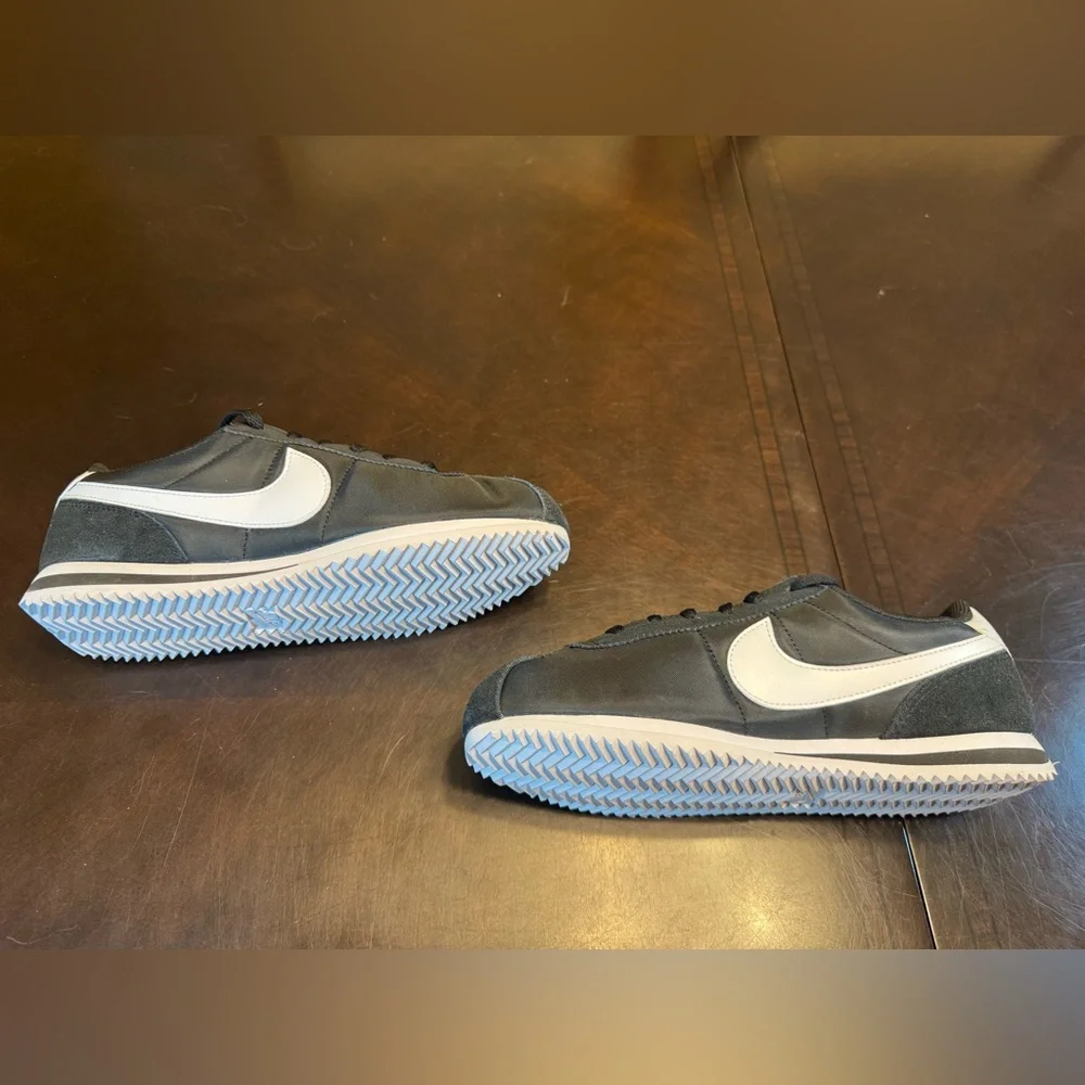 New Nike Cortez Black White Sneaker Shoes